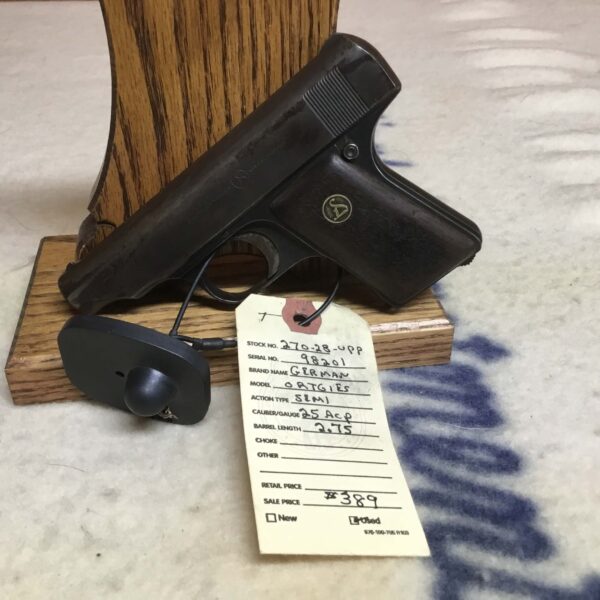 German, Ortgies, Caliber 25ACP, Semi Auto Pistol - Image 3