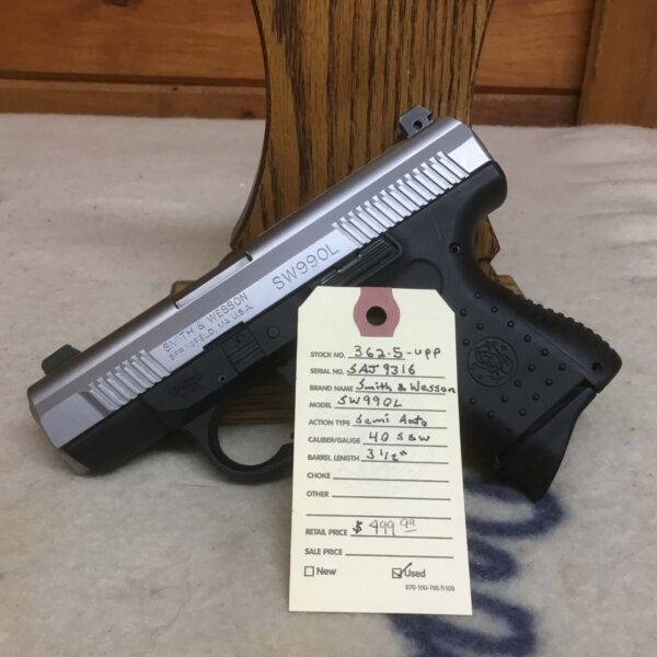 Smith & Wesson, SW990L, Caliber 40 s&w, Semi Automatic Pistol - Image 3