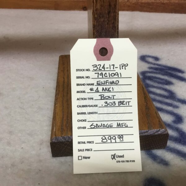 Enfield, #4 MK 1, caliber 303 Brit., Bolt Action Rifle - Image 3
