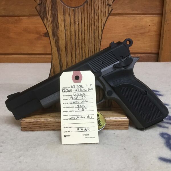 Girsan, Model MCP 35, Caliber 9mm, Semi Automatic Pistol - Image 3