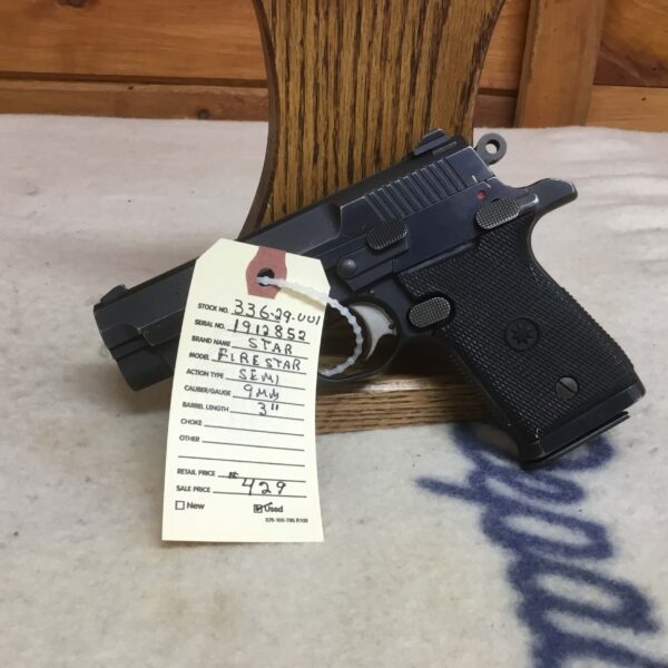 Star, Model Firestar, Caliber 9mm, Semi Automatic Pistol - Image 3