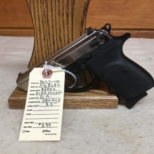 Bersa, Model Firestorm, Caliber 380 acp, Semi Automatic Pistol - Image 3