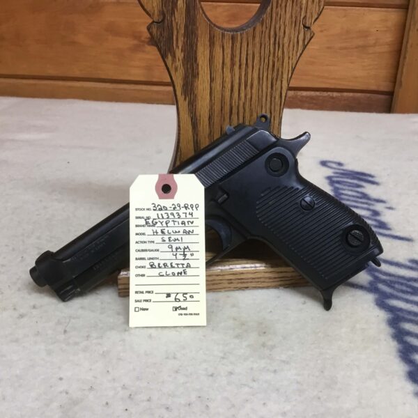 Egyptian , Model Helwan, Caliber 9mm, Semi Automatic Pistol - Image 3