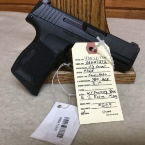 Sig Sauer, Model P365, Caliber 380 ACP, Semi Automatic Pistol