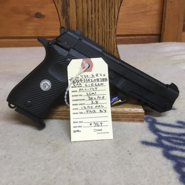 EAA, Girsan, Model MC-14T, 380 ACP, Semi Automatic Pistol - Image 2