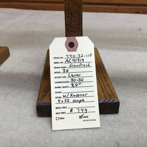 Glenfield, Model 30, Caliber 30-30, Lever Action Rifle - Image 3