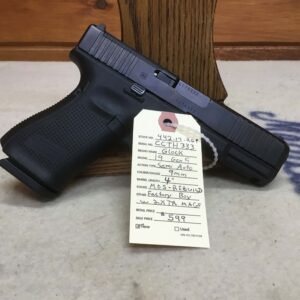 Glock, 19 Gen 5, Caliber 9MM, Semi Automatic Pistol