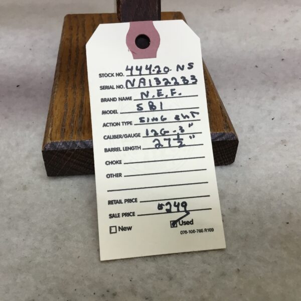 New England Firearms, SB1, Caliber 12 Ga., 3”, Single Shot Shotgun - Image 3