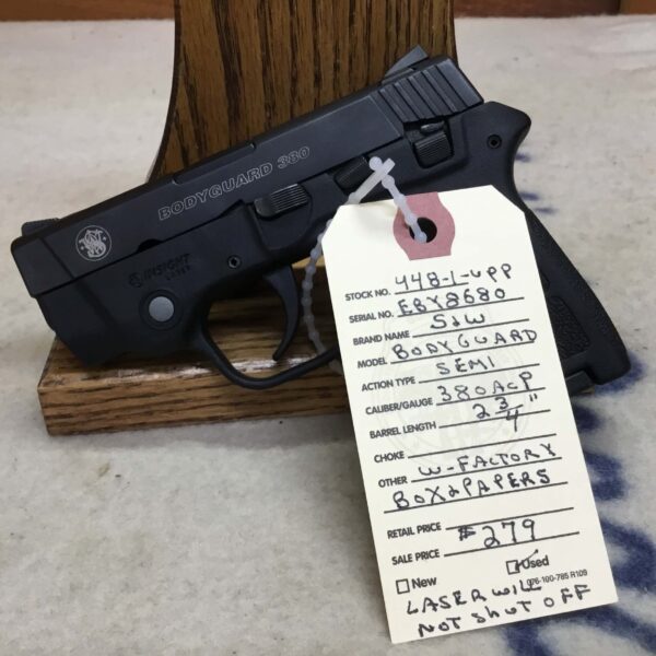 Smith & Wesson, Body Guard, Caliber 380, Semi Automatic Pistol - Image 3