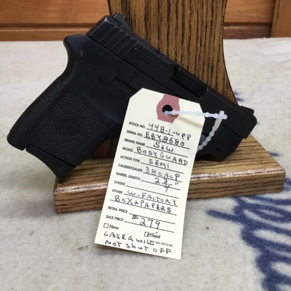 Smith & Wesson, Body Guard, Caliber 380, Semi Automatic Pistol