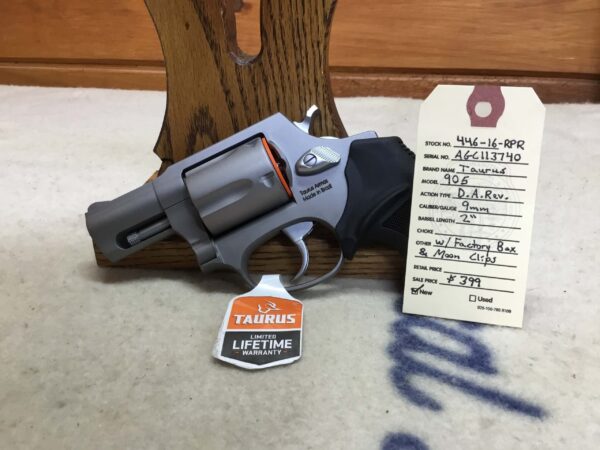 Taurus, Model 905, Caliber 9mm, Dual Action Revolver - Image 2