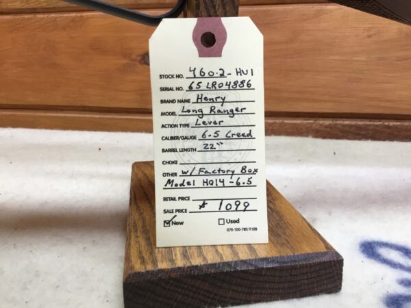 Henry, Long Ranger, Caliber 6.5 Creedmoor, Lever Action Rifle - Image 3
