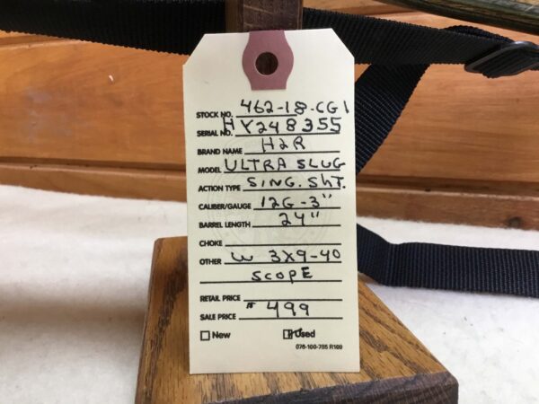 H&R, Model Ultra Slug, Caliber 12 ga, 3” Rifled Bore, Single Shot Shotgun - Image 3