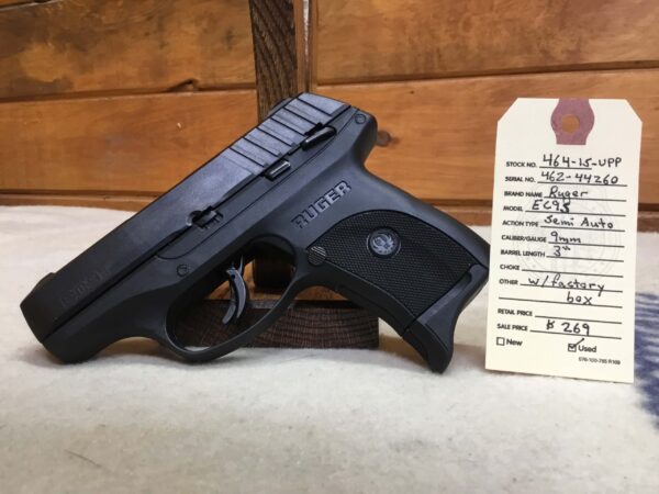 Ruger, Model EC9s, Caliber 9mm Luger, Semi Automatic Pistol