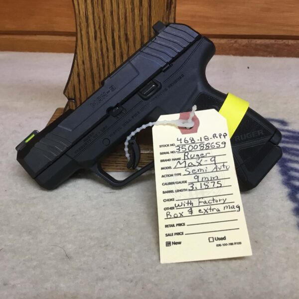 Ruger, Max-9, Caliber 9MM, Semi Automatic Pistol - Image 3
