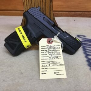 Ruger, Max-9, Caliber 9MM, Semi Automatic Pistol
