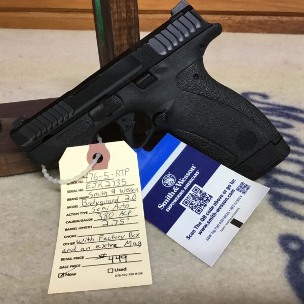 Smith & Wesson, Bodyguard, 380 ACP, Semi Automatic Pistol - Image 3