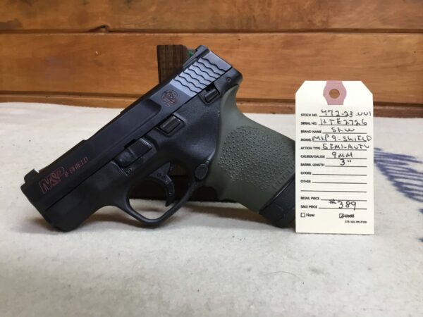 Smith and Wesson, M&P9 - Shield, 9MM, Semi Automatic Pistol