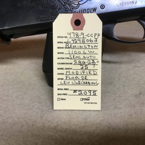Remington, 1100 LW, 28 GA, 2 3/4”, Semi Automatic Shotgun - Image 3
