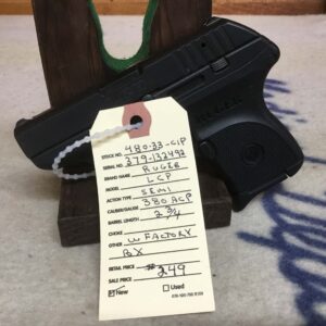 Ruger, Model LCP, Caliber 380 ACP, Semi Automatic Pistol