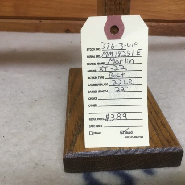 Marlin, Model XT-22, Caliber 22lr, Bolt Action Rifle - Image 3