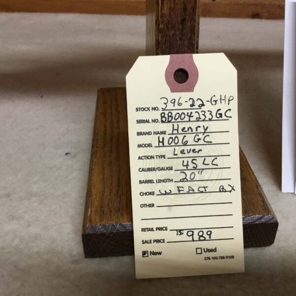 Henry, H006GC, Caliber 45LC, Lever Action Rifle - Image 3