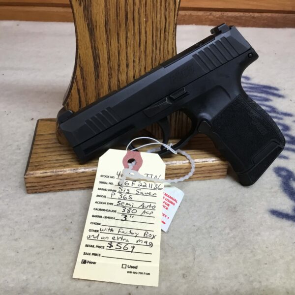 Sig Sauer, P365, Caliber 380 ACP, Semi Automatic Pistol - Image 3