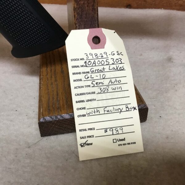 Great Lakes, Model GL-10, Caliber 308Win., Semi Automatic Rifle - Image 3