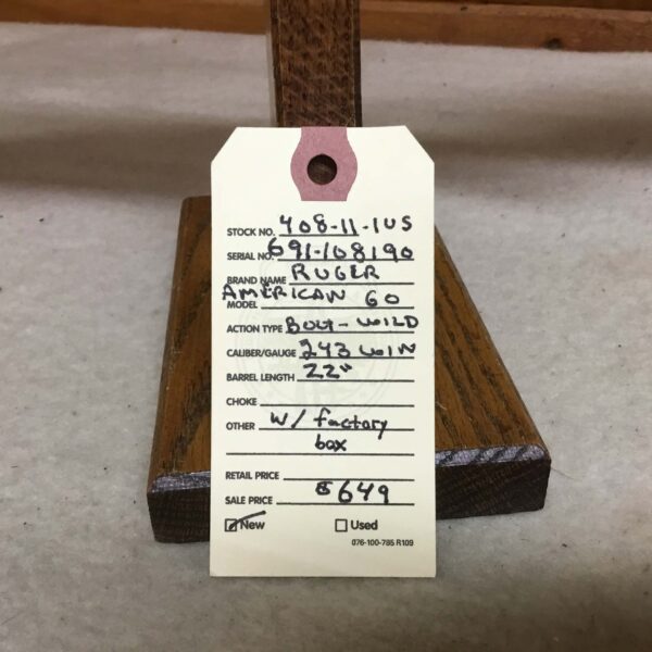 Ruger, American,Go Wild, Caliber 243 Win., Bolt Action Rifle - Image 3