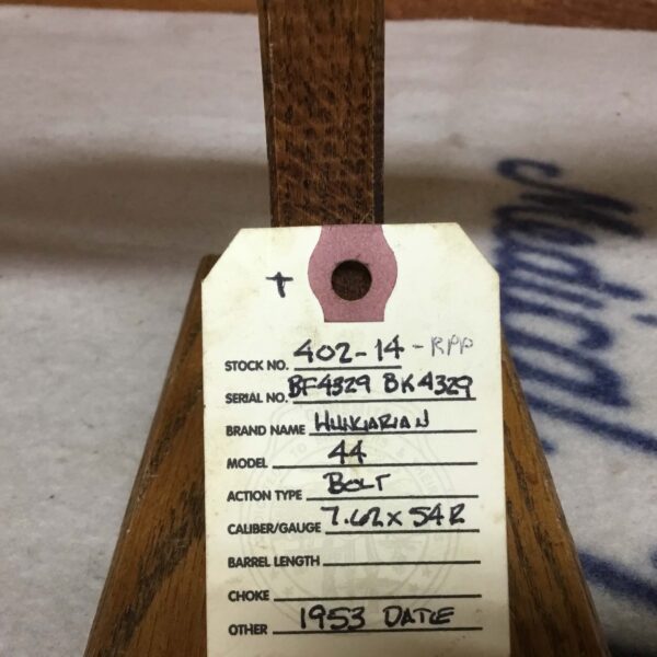 Hungarian, Model 44, Caliber 7.62x54R, Bolt Action Rifle - Image 3