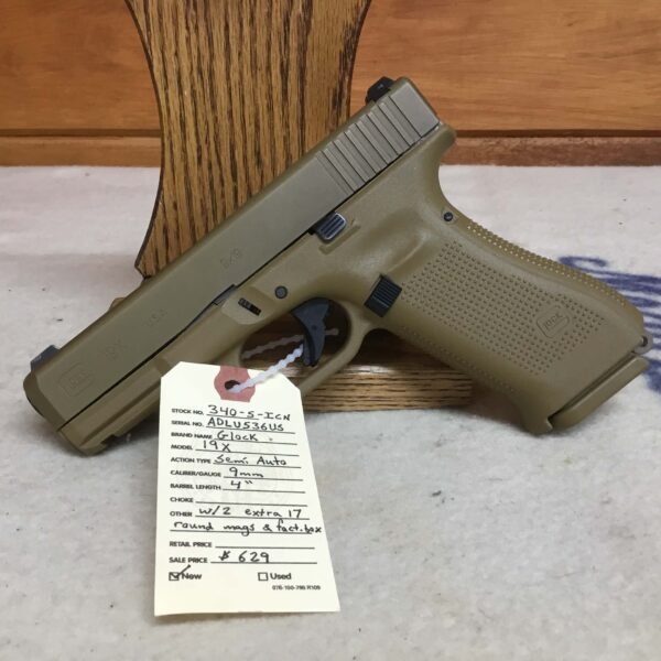Glock, Model 19x, Caliber 9mm, Semi Automatic Pistol - Image 3