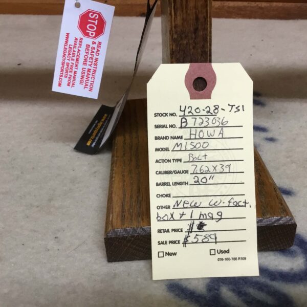 Howa, Model M1500, Caliber 7.62x39, Bolt Action Rifle - Image 3