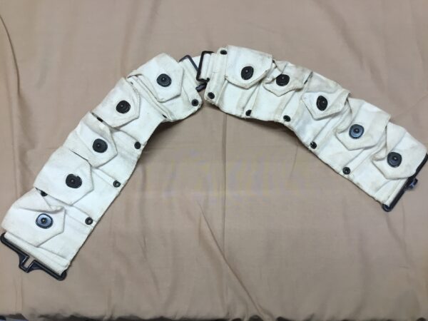WWll, M.P. / S.P., White Web Material, Cartridge Belt