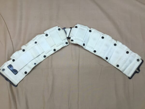 WWll, M.P. / S.P., White Web Material, Cartridge Belt - Image 5