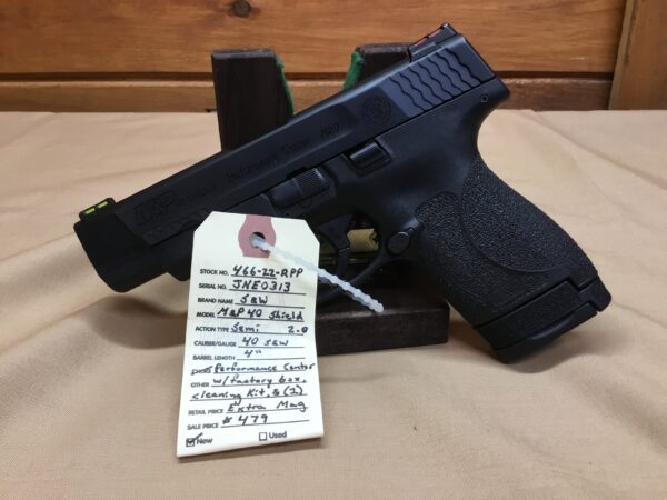Smith& Wesson, M&P 40 Shield, 40 S&W, Semi Auto Pistol