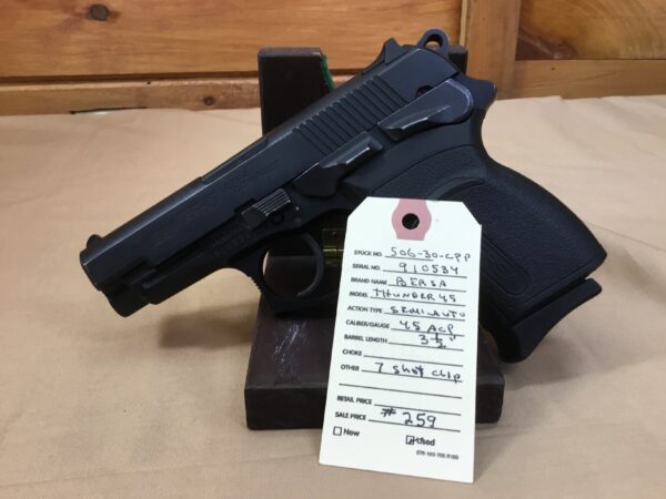 Bersa, Thunder 45, 45ACP, Semi Automatic Pistol - Image 3
