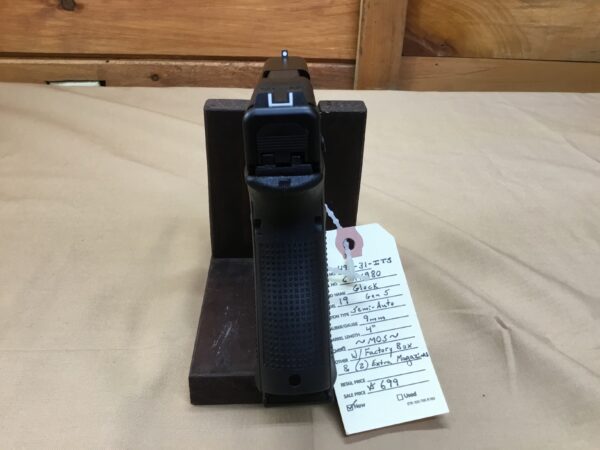 Glock, Model 19 Gen 5, Caliber 9MM, Semi Automatic Pistol - Image 4