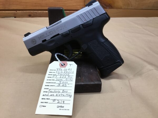 Taurus, PT 111 Pro, Caliber 9mm, Semi Automatic Pistol