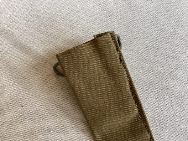 WWII USMC Depot Made Canvas Bayonet Scabbard Cover - Image 4