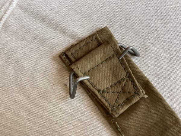 WWII USMC Depot Made Canvas Bayonet Scabbard Cover - Image 5