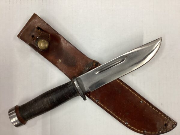 WWII USGI  Cattaraugus Q225 Fighting Knife US Army - Image 5