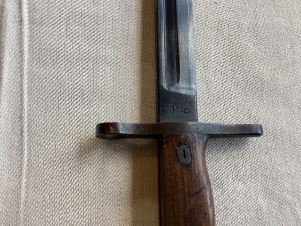 WWII Japanese Type 30 Arisaka Rifle Bayonet w/ Frog - Image 6