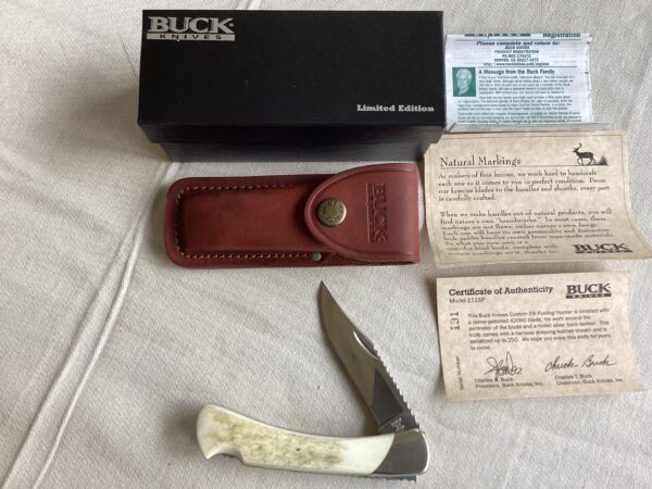 Buck Limited Edition #191/250 Model 111SP Custom Folding Knife