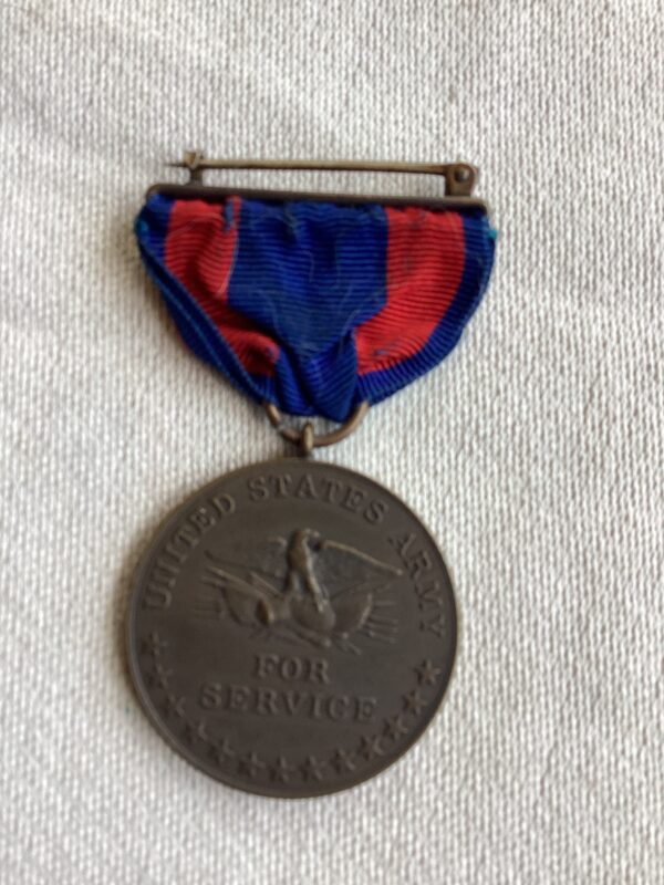 Span-Am War US Army Numbered Philippine Insurrection 1899 Medal - Image 3