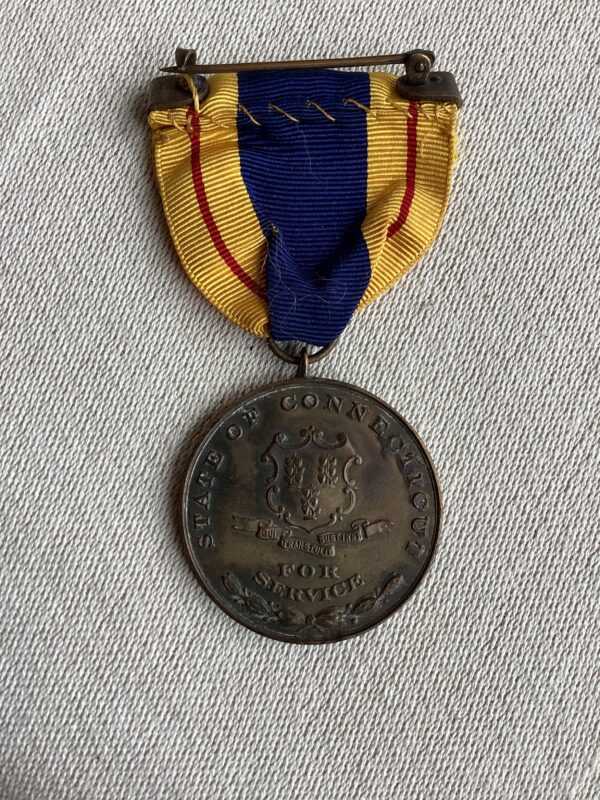 Numbered Connecticut Span-Am War Service Medal - Image 3