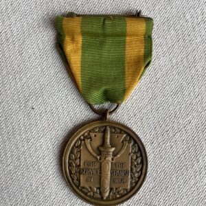 Numbered Span-Am War US Army Soldiers Service Medal