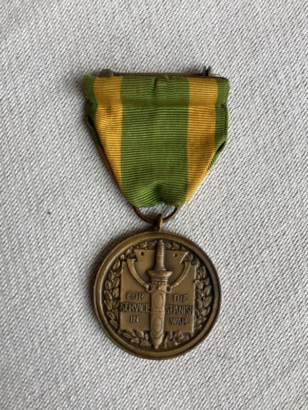 Numbered Span-Am War US Army Soldiers Service Medal