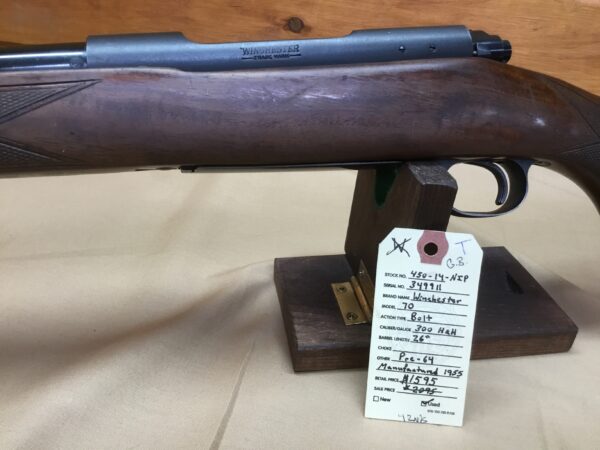 Winchester Model 70 Caliber 300 H&H Mag. Bolt Action Rifle - Image 4