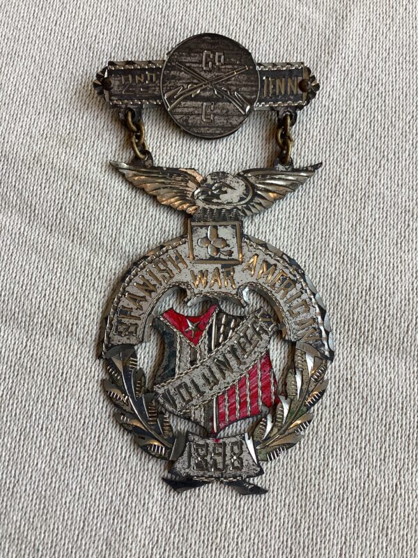 Span-Am War 2nd Tennessee USV Co. C Service Medal