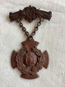 Span-Am War New Jersey USV Infantry Service Medal 1898